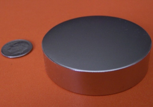 N50 Neodymium Magnets 2 in x 1/2 in Disc N50 Neodymium Magnets 2 in x 1/2 in Disc