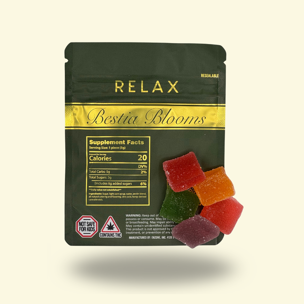 Bestia Blooms 50mg THC Gummies – 5-Pack Assorted Flavors