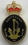 Navy Crest Lapel Pin
