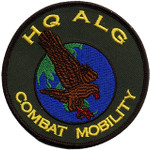 HQ ALG Combat Mobility Round Uniform Patch