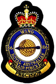 86 Wing CREST NO Velcro 