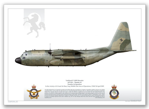  Lithograph of  Lockheed C-130H A97-010- Mambo34