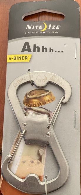  Nite Ize S-Biner Ahhh Bottle Opener Silver