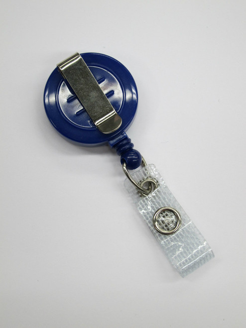 Blue ID Reel - Spring Clip