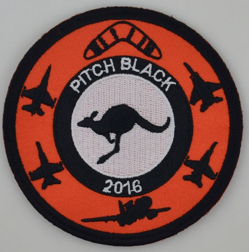 2016 Pitch Black Uniform Patch Round