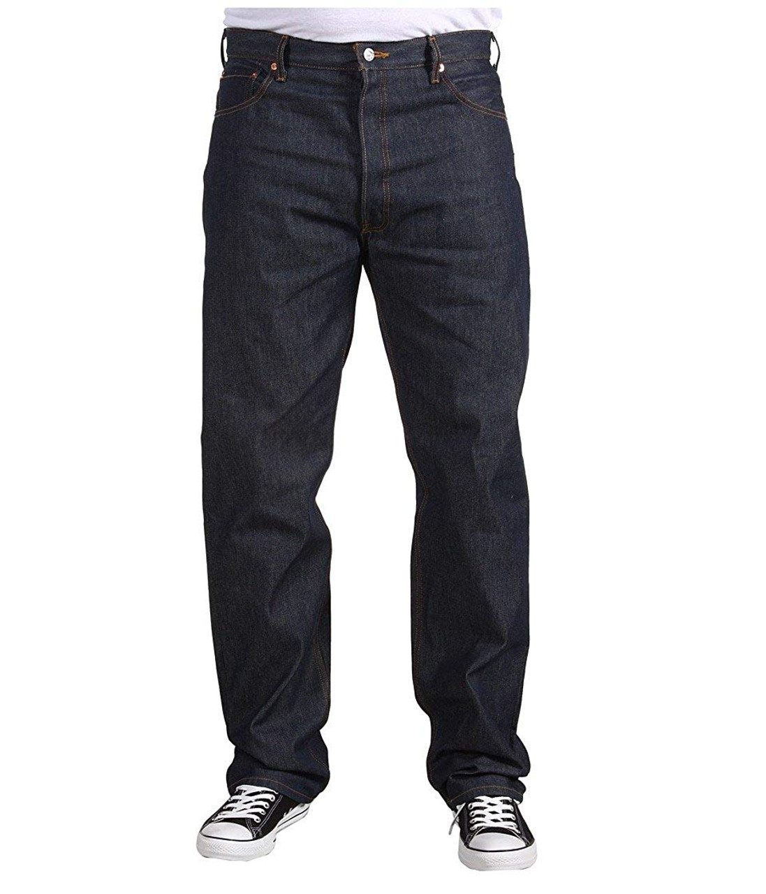 Levi's Men 501 BT Button Fly Rigid Blue STF 11501-0000