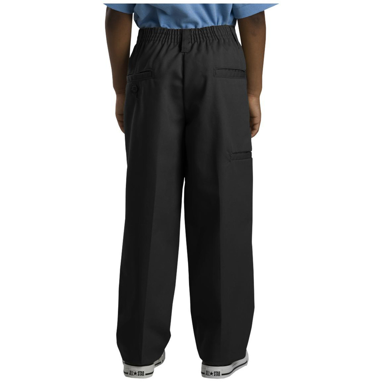 Dickies Big Boy's Double Knee Extra Pocket Pants 85562BK Black