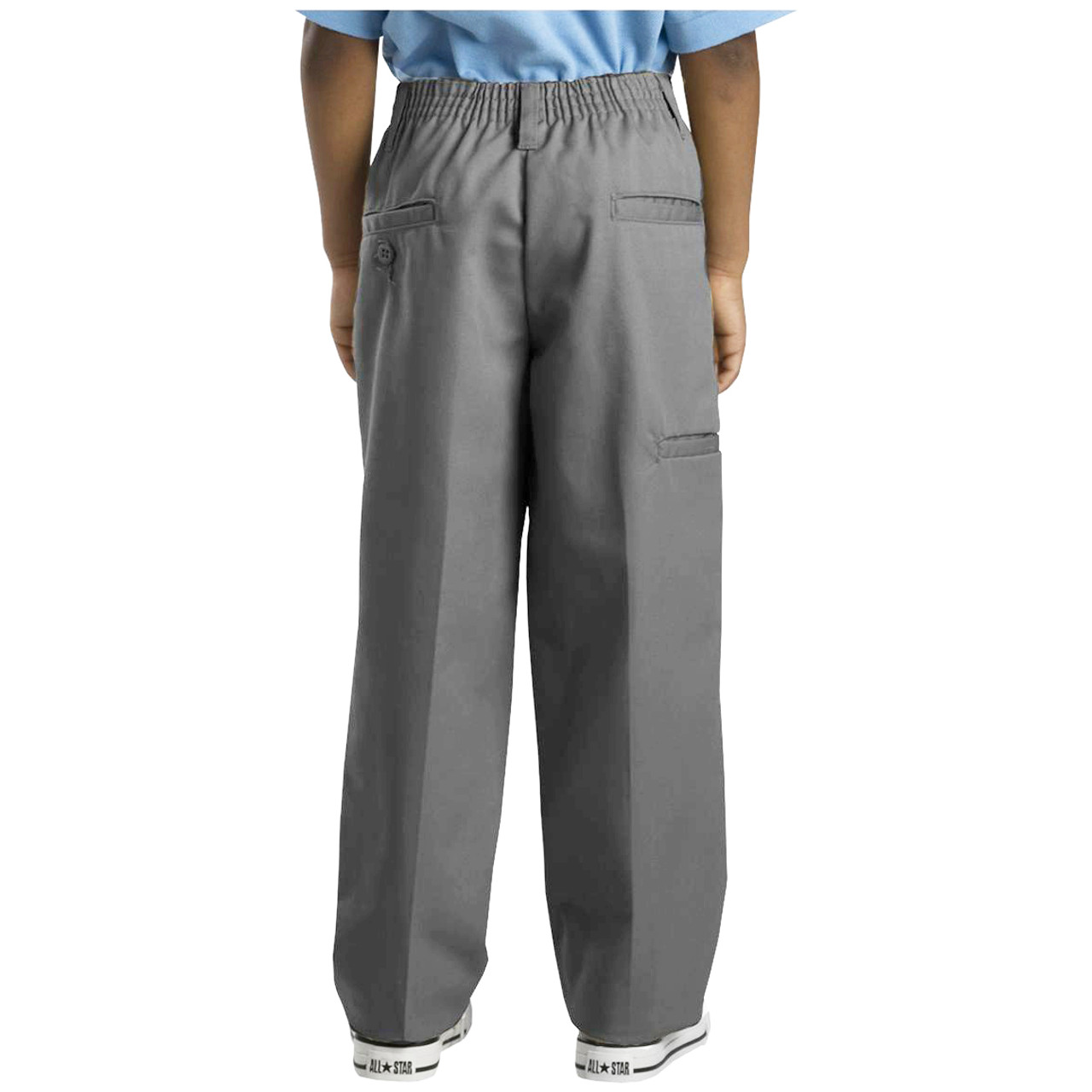 Dickies Big Boy's Double Knee Extra Pocket Pants 85562SV Silver Gray (FINAL  SALE)