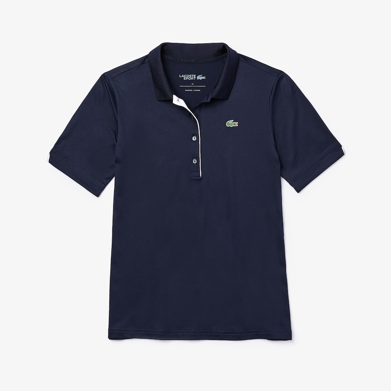 Lacoste Women's Sport Super Dry Golf Polo Shirt, Navy Blue/White, 0 :  : Clothing, Shoes & Accessories