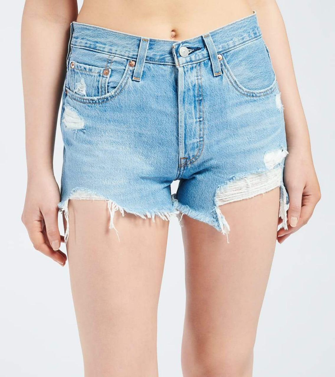 Product Name: Levi's Women's 501 Fray Hem Skinny Jeans