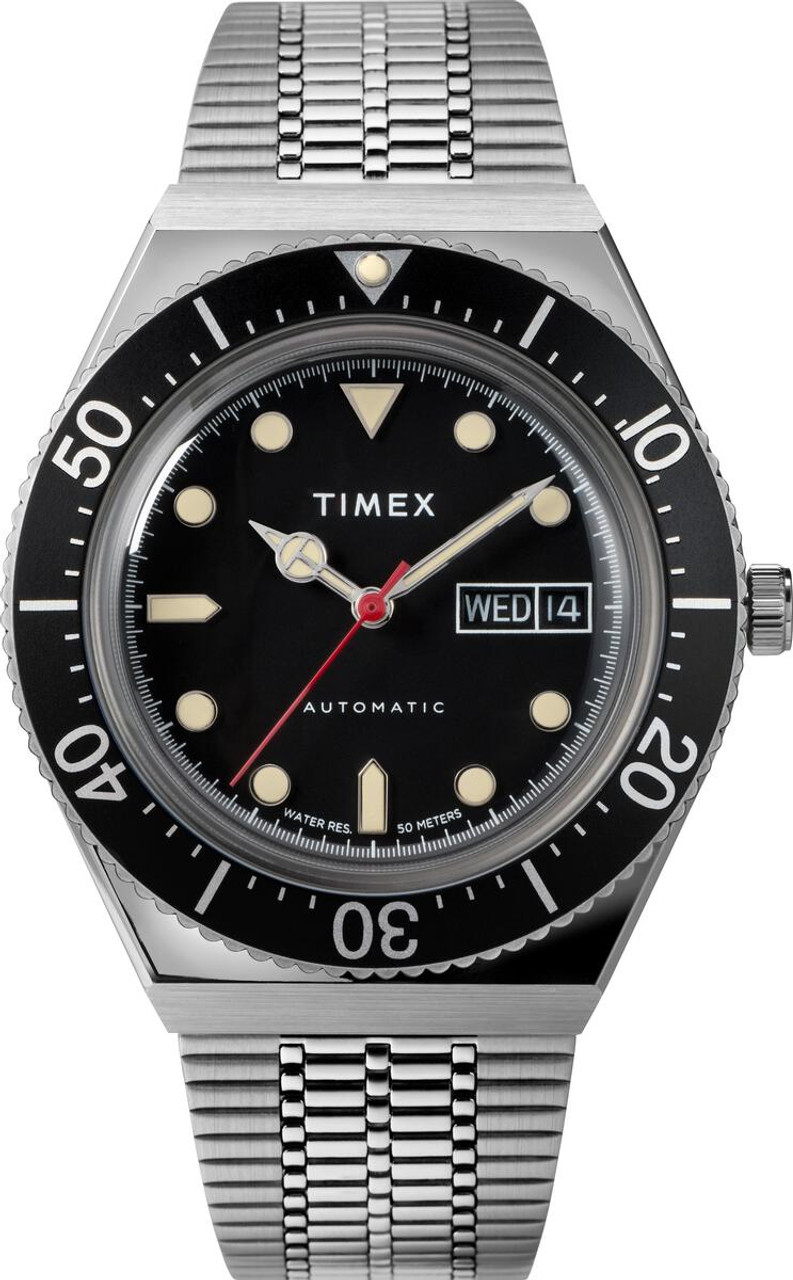 Timex M79 Automatic 40mm Stainless Steel Bracelet Watch TW2U78300ZV