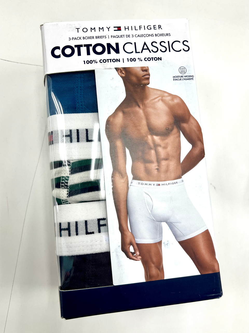 Shop Tommy Hilfiger Street Style Cotton Logo Boxer Briefs (09TE038