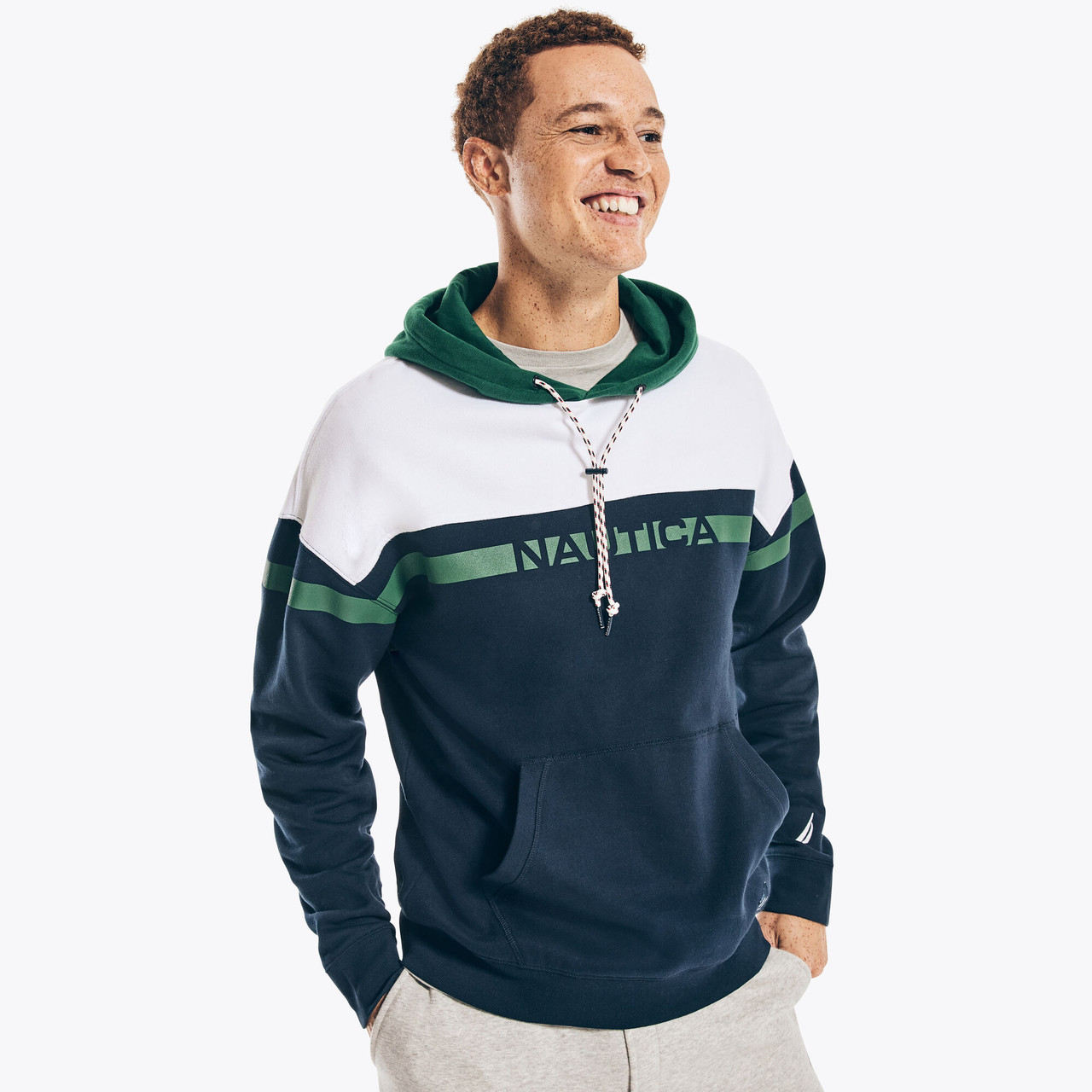 NAUTICA JEANS CO. SUSTAINABLY CRAFTED PULLOVER HOODIE