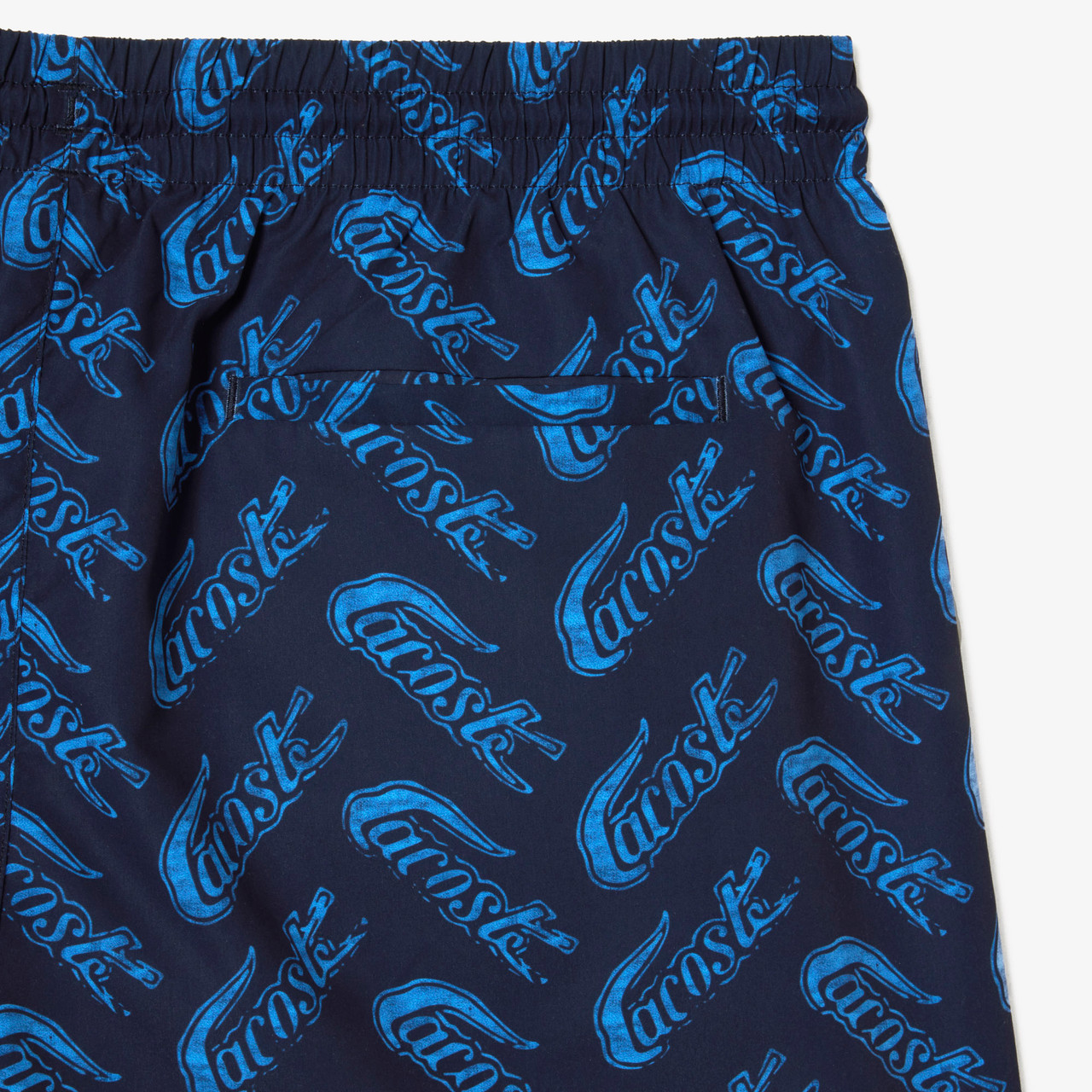 Lacoste Men's Lacoste Recycled Polyester Print Swim Trunks MH5635