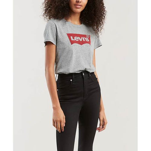 Levi's Women Perfect Tee Core Housemark Smokestack HTR 17369-0467