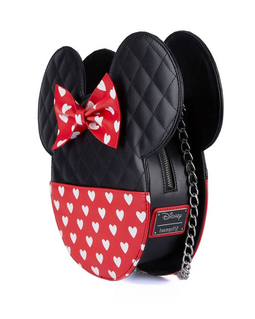 Loungefly Disney Mickey and Minnie Valentines Reversible Crossbody WDTB2434