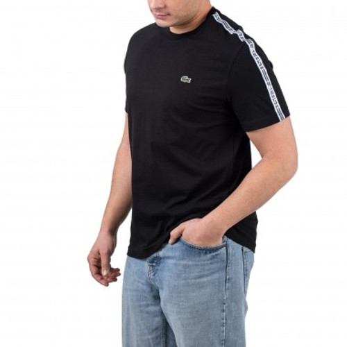 Lacoste Men's Regular Fit Logo Stripe T-Shirt TH5071