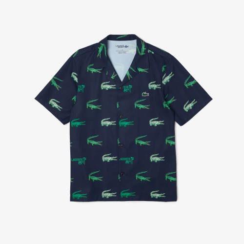 Lacoste Men’s Golf Printed Button Down Shirt CH5619