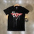 Boy London Spray Paint Boy Red Eagle Black Tee BS-BEDIT (FINAL SALE)