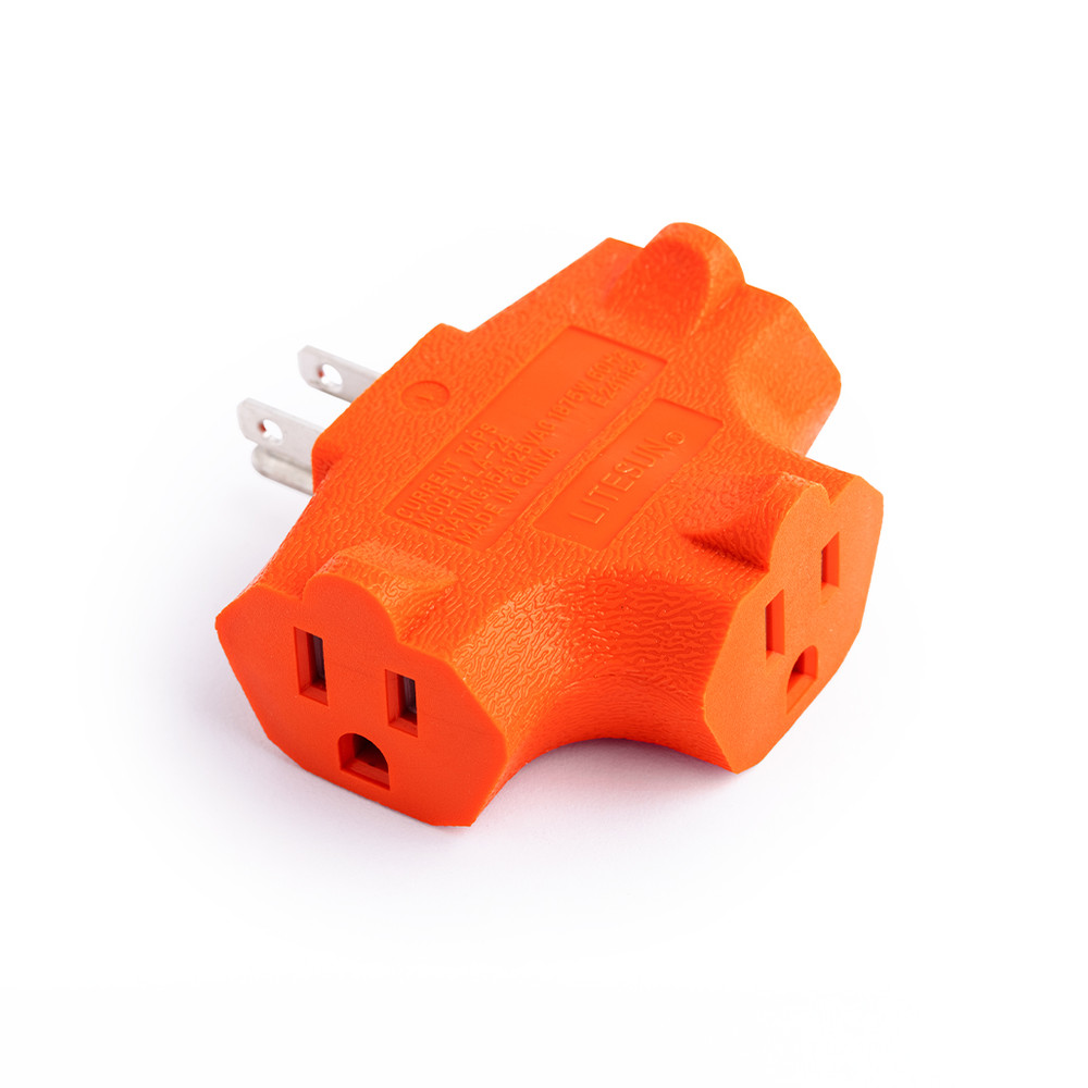 PS37U, 3 Outlet Grounded Adapter