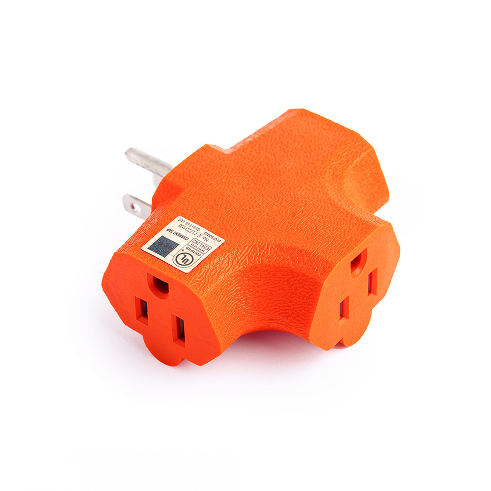 PS37U, 3 Outlet Grounded Adapter