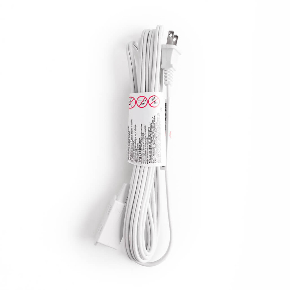 AC20UL WT, 20ft Household Extension Cord
