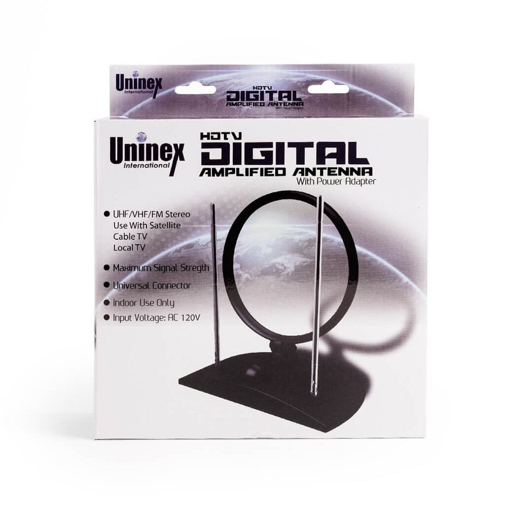 KK8108, HDTV Digital Amplified Antenna with Power Adapter
