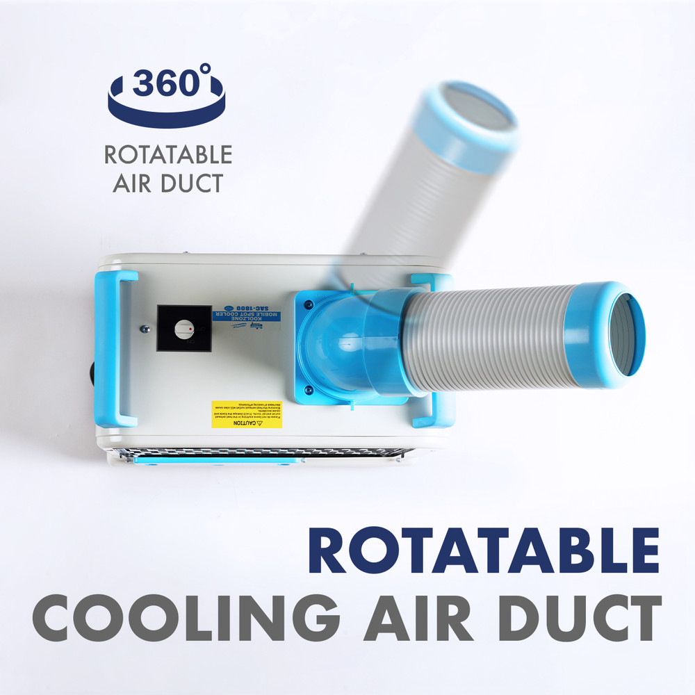 SAC-1800, KOOLZONE Mobile Spot Cooler 6,293 BTU