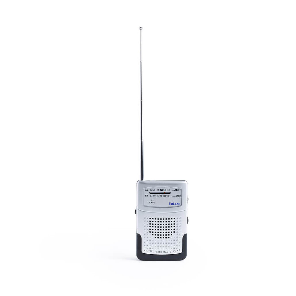 VS67, Retro AM-FM Radio with Rubberizes Base