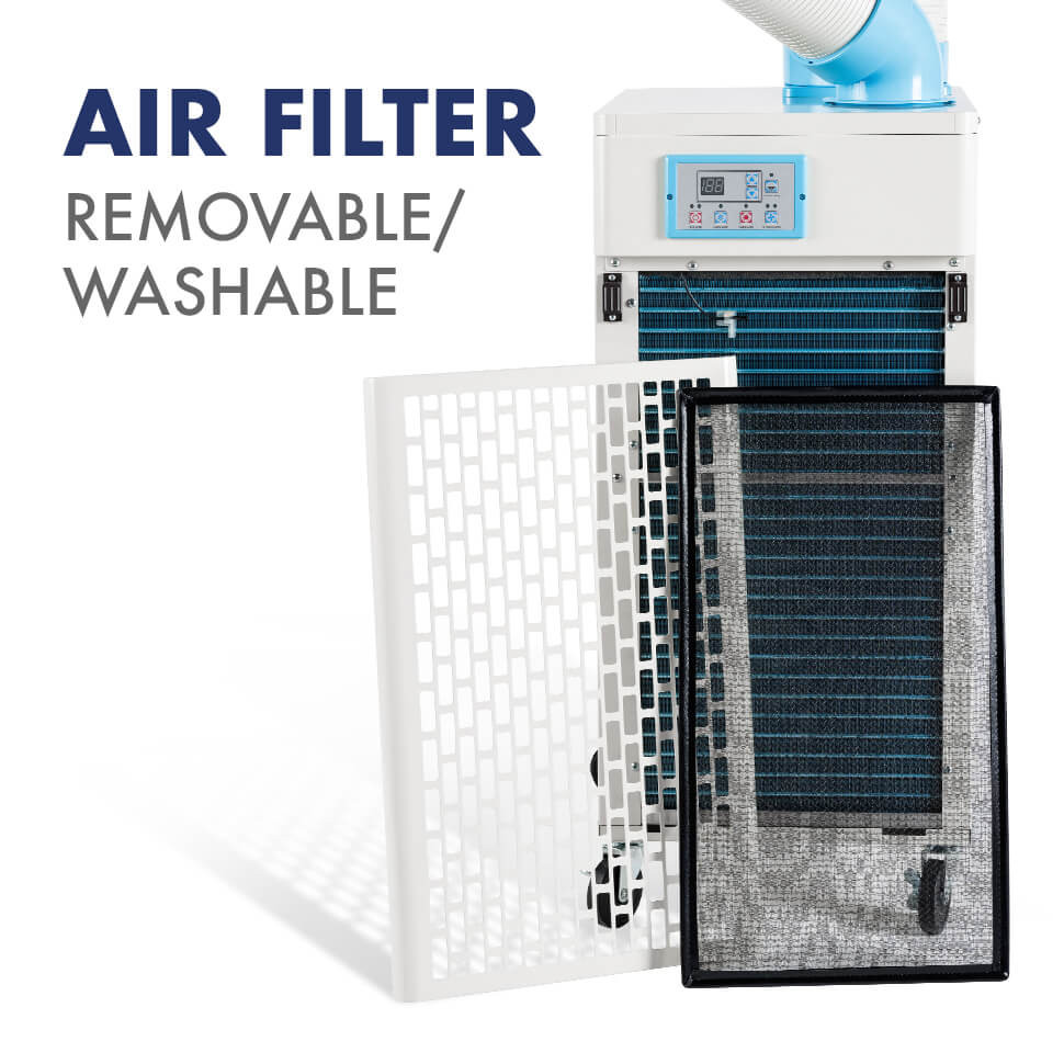 N410-HC, KOOLZONE Mobile Spot Cooler 7,680 BTU & Heater 5,120 BTU