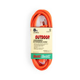 EC1610UL, 8ft Indoor/Outdoor Grounded Extension Cord