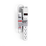 PS08T, 6 Outlet 1.5ft 14/3 AWG Power Strip