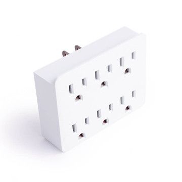 PS23, 6 Outlet Grounded Wall Tap