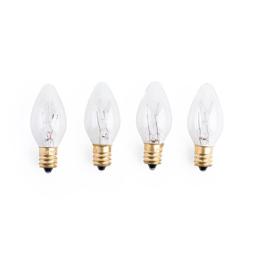 KL1406CL, 4-Pack 5W Night Light Bulbs Candelabra Base