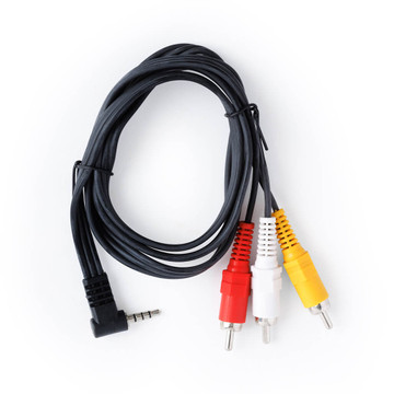 RS303DB, 3ft 3.5mm A/V Plug to 3 RCA A/V Plugs