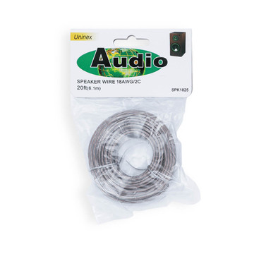 SPK1825AA, 20ft Speaker Wire 18AWG/2C