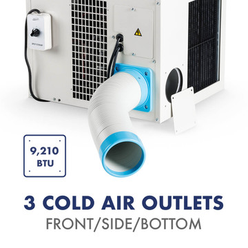 SAC-2500C, KOOLZONE Mobile Spot Cooler 9,210 BTU, Ceiling-Mounted