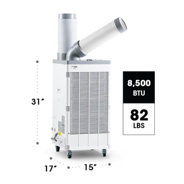 MSC407NE, KoolBase Mobile Spot Cooler 8,500 BTU