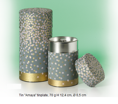 <p>We supply a selection of medium sized tins which you can fill with a tea of your choice.</p>




<p>Designed to accommodate 60-250g of tea depending on the type of tea filled.</p>




<p>Dimensions: See pictures</p>




<p>Note that price is for a single caddy.</p>