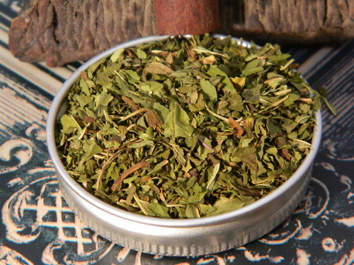 <p>A native of the Mediterranean, peppermint  leaves were often used to crown luminaries in ancient Greece and Rome.  Peppermint tea continues to be revered for its cooling, crisp aroma,  deeply refreshing flavour and smooth finish. If you have yet to try  specialty Peppermint tea, made from just pure peppermint (no added oils  or sweeteners), you'll be pleasantly surprised by its superior flavour.</p>




<p>This is a decaf tea | Steep at 100°C for 5-10 minutes.</p>




<p><br /></p>




<p>Drink when: In need of a second wind in your sails</p>




<p><br /></p>




<p>Your item will be packed in new recycled tin tie bags suitable for packaging coffee and leaf tea. Our block bottom tin tie bags are poly-lined and food grade safe.</p>