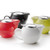 <p>The cute round teapot with a stylish stainless steel lid and comes complete with a stainless steel strainer.</p>
<p>Capacity 0.5L - Available in white, Lime dots, dark green and purple.</p>