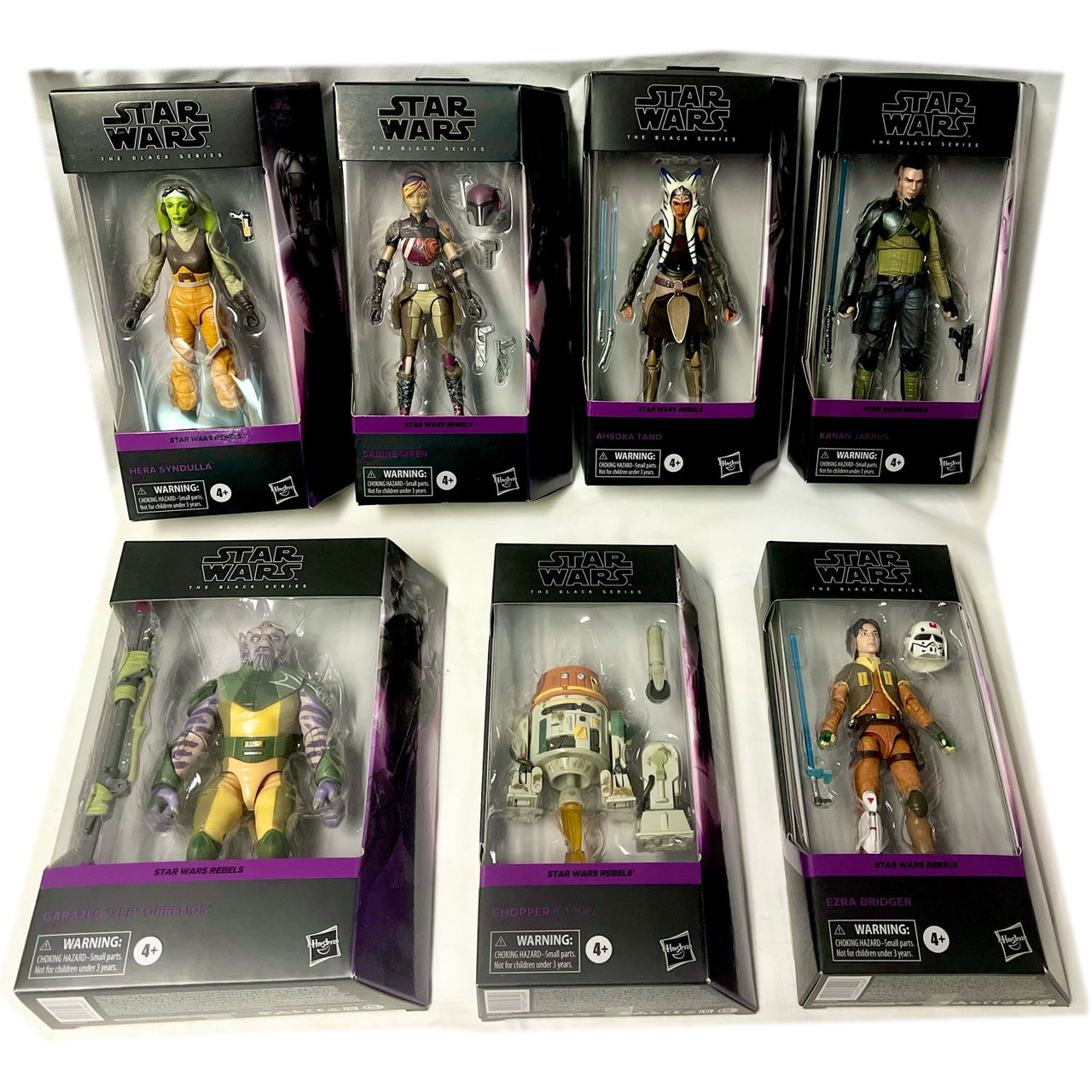 Star Wars Rebels The Black Series Set of 7 Action Figures