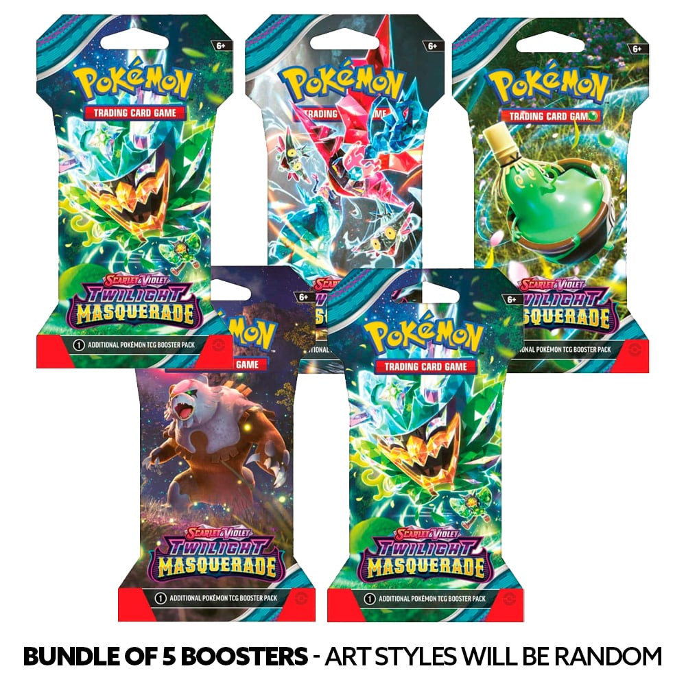 Pokemon TCG SV06 Twilight Masquerade Sleeved Booster Pack (Bundle