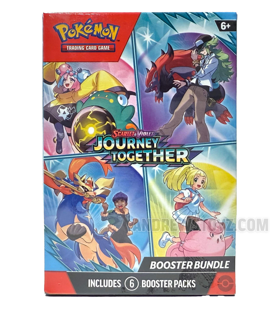 Pokemon TCG SV09 Journey Together Booster Bundle (6 Packs)