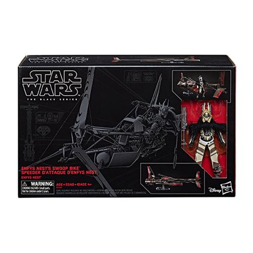 Star Wars Black Series 6-inch Swoop Bike Vehicle with Enfys Nest