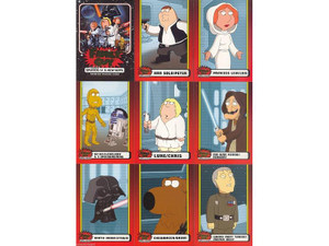 Family Guy Blue Harvest Star Wars A New Hope Trading Cards - Set of 50 Family Guy Blue Harvest Star Wars A New Hope Trading Cards - Set of 50