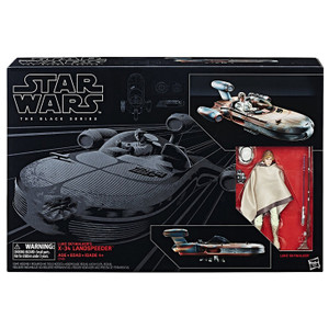 Star Wars Black Series 6-inchX-34 Landspeeder and Luke Skywalker Star Wars Black Series 6-inchX-34 Landspeeder and Luke Skywalker