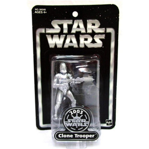 Silver Clone Trooper 2003 ToysRUs Exclusive Silver Clone Trooper 2003 ToysRUs Exclusive