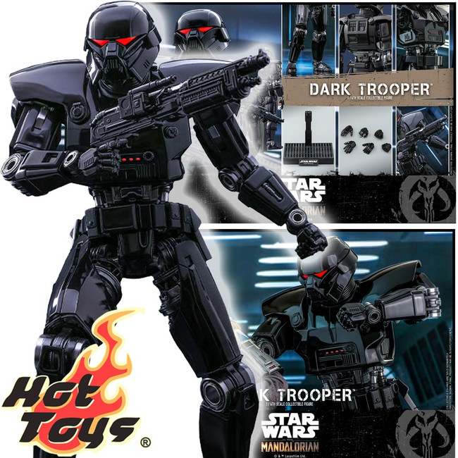 Dark Trooper Hot Toys 1/6 Scale Collectible Figure - Star Wars The Mandalorian  - TMS032