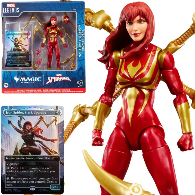 Marvel Legends Series Magic: The Gathering Mary Jane Watson (Iron Spider) 6-inch Figure